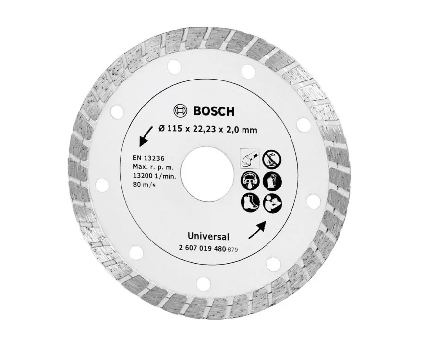 Bosch Diamantskæreskive Turbo | Køb skæreskiver til tegl hos Murerromvig Webshop
