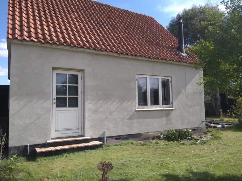 Facaderenovering i Høm ved Ribe
